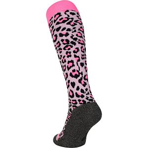 brabo socks cheetah soft pink