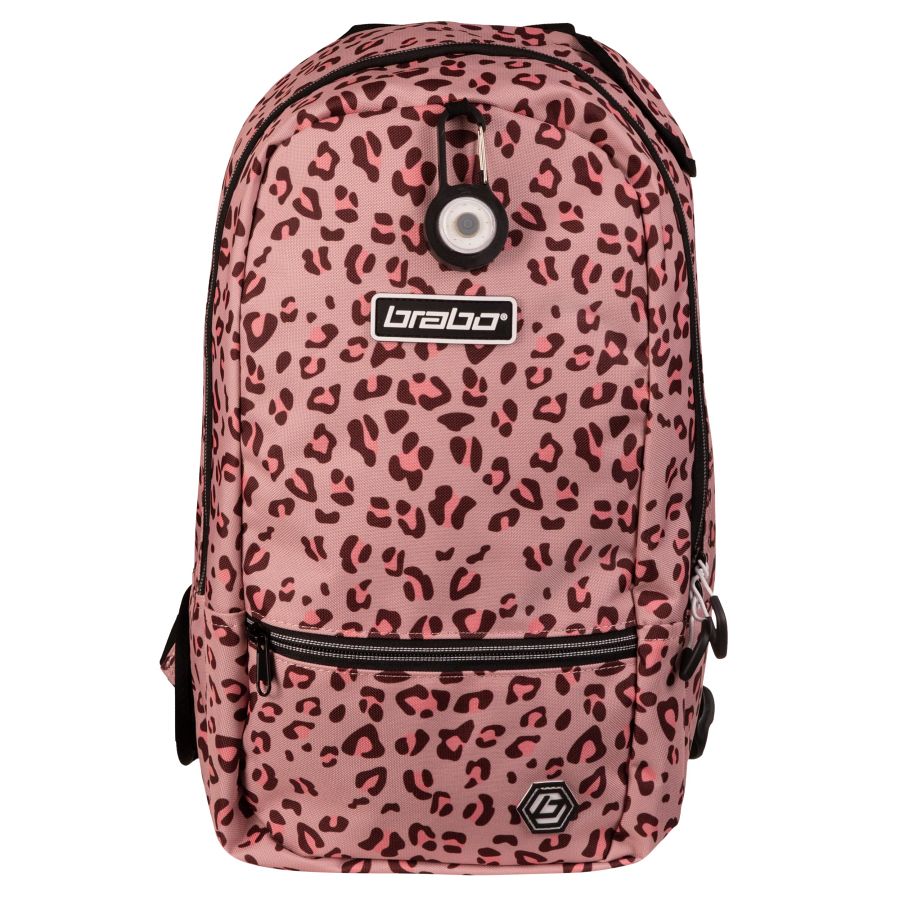 Brabo Backpack Fun Cheetah/Pink