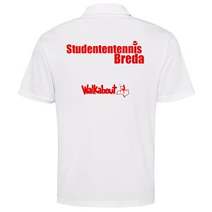 Herenpolo Studententennis Breda - wit